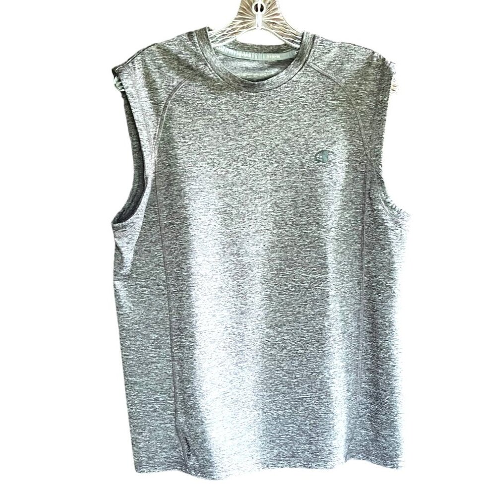 Men's Grey Champion Vapor Polyester Sleeveless Tank, Size M